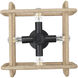 Camden 4 Light 15.75 inch Matte Black Semi-Flush Ceiling Light